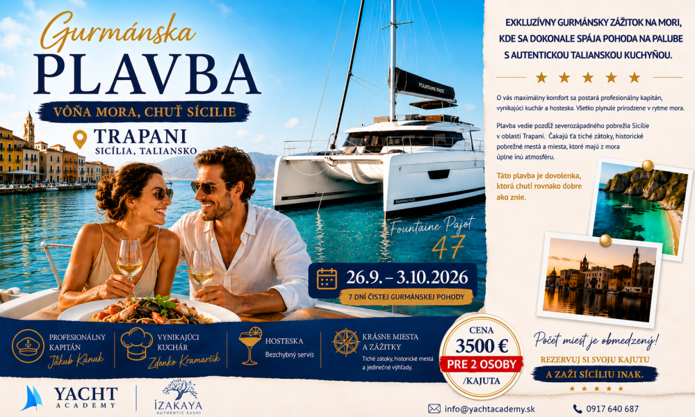 Gurmanska plavba poster web 2026 Gurmanska plavba poster web 2026
